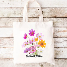 Wildblumen Tasche, Individuelle Name Totbeutel, Ma Tragetasche