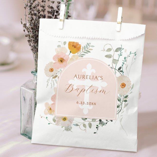 Wildblumen Taufe Geschenktütchen (Von Creator hochgeladen)