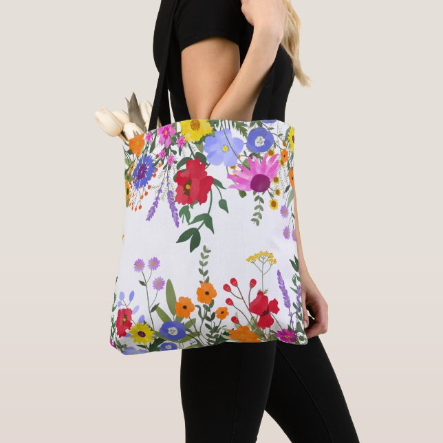 Wildblumen Tote Tasche (Von Nahem)