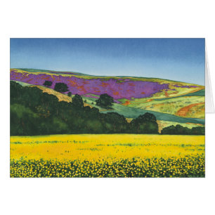 Wildblumen über der Columbia River Schlucht