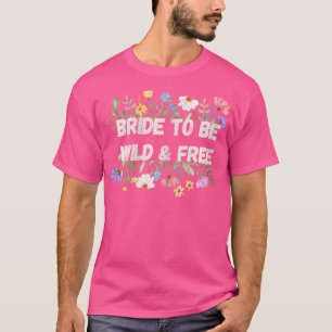 Wildblumen und Camping im Freien T-Shirt