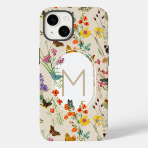 Wildblumen und Schmetterlinge Blumengarten Case-Mate iPhone 14 Hülle