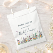 Wildblumen und Schmetterlinge Brautparty bevorzugt