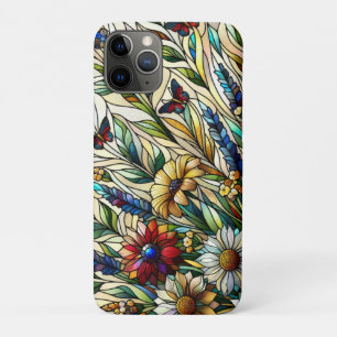 Wildblumen und Schmetterlinge für die Hartglaskons Case-Mate iPhone Hülle