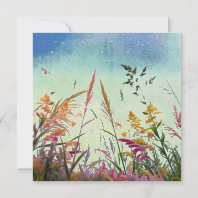 Wildblumen und Stars (Vorderseite)