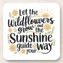 Wildblumen Untersetzer