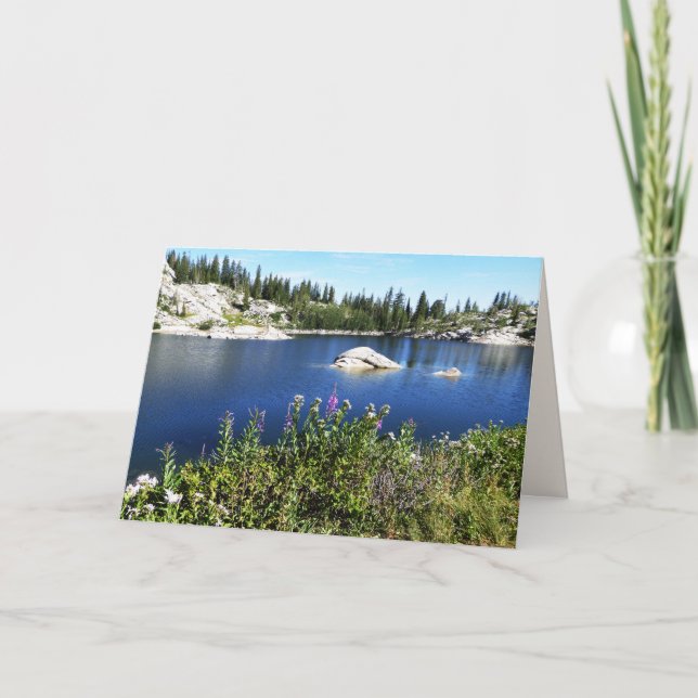 Wildblumen, Utah, Leere Gruß Karte (Vorderseite)