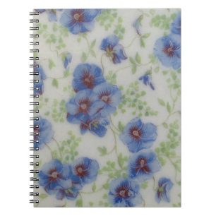 Wildblumen-Veilchen-Spiralblock Notizblock