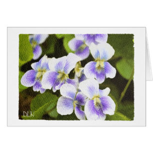 Wildblumen-Violetten/ Blumenmuster-/Aquarellbilder