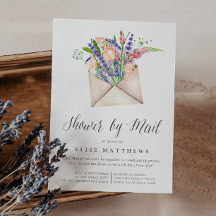 Wildblumen Virtual Baby oder Brautparty per Mail Einladung
