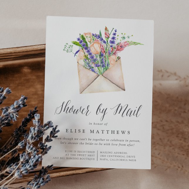 Wildblumen Virtual Baby oder Brautparty per Mail Einladung (Von Creator hochgeladen)