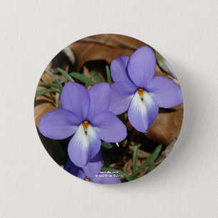 Wildblumen Vögel-Foot Violet III Geschenke und Bek Button