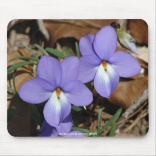 Wildblumen Vögel-Foot Violet III Geschenke und Bek Mousepad