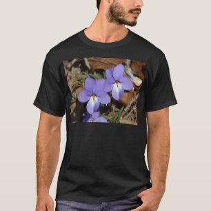 Wildblumen Vögel-Foot Violet III Geschenke und Bek T-Shirt