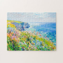 Wildblumen von Cliff Impressionist Coastline Puzzle