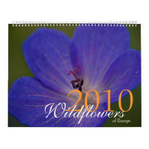 Wildblumen von Kalender Europas 2010