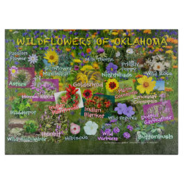 Wildblumen von Oklahoma-Poster20 Schnittbrett Schneidebrett
