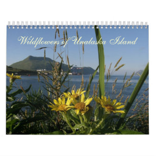 Wildblumen von Unalaska Insel Kalender