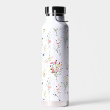 Wildblumen-Wasserfarben-Blumenmuster