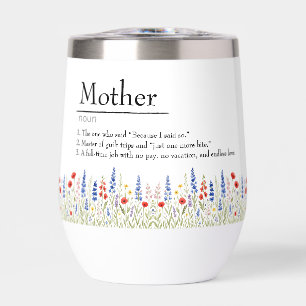 Wildblumen Wasserflasche - Ideal für Mama