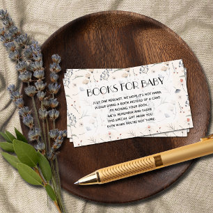 Wildblumen zu Elfenbein-Buchanfragen Begleitkarte