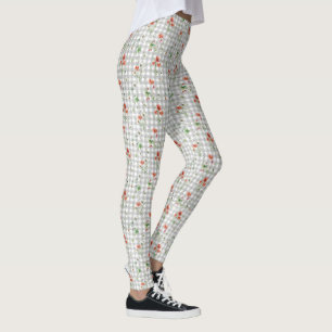 Wildblumen zu Silver Gingham Leggings