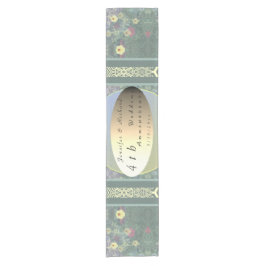 Wildblumen zum Hochzeitstag Kurzer Tischläufer