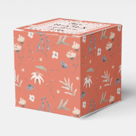 Wildblumen zur Terracotta-Babydusche Geschenkschachtel