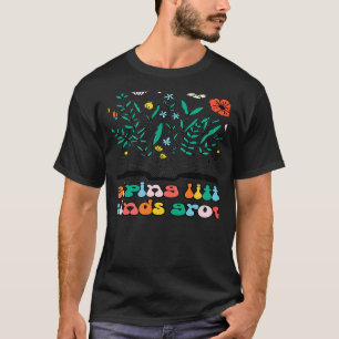 Wildblumen Zurück zur Schule helfen kleinen Köpfen T-Shirt