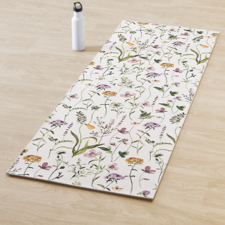 Wildblumengarten Blumenmuster  Yogamatte
