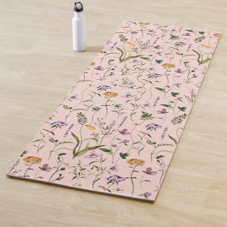 Wildblumengarten Blumenmuster  Yogamatte