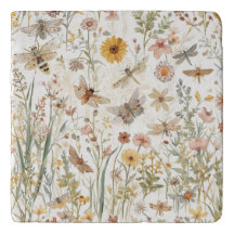 Wildblumengarten Botanische Schmetterlinge Floral