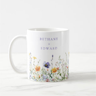 Wildblumenhochzeit Kaffeetasse