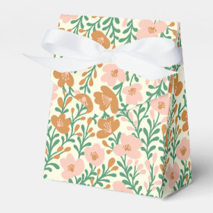 Wildblumenranken Elegante rosa Blüten Florale Cust Geschenkschachtel
