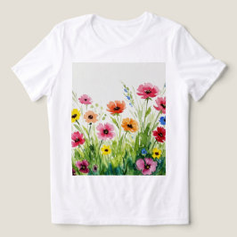 Wildblumenstrauß Tri-Blend Shirt