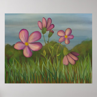 Wildblumenwetter Poster