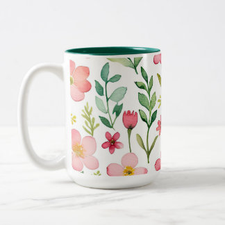 Wildblumenwiese Zweifarbige Tasse