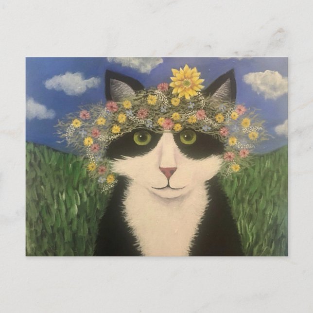 Wildboy Wreath Postcard Postkarte (Vorderseite)