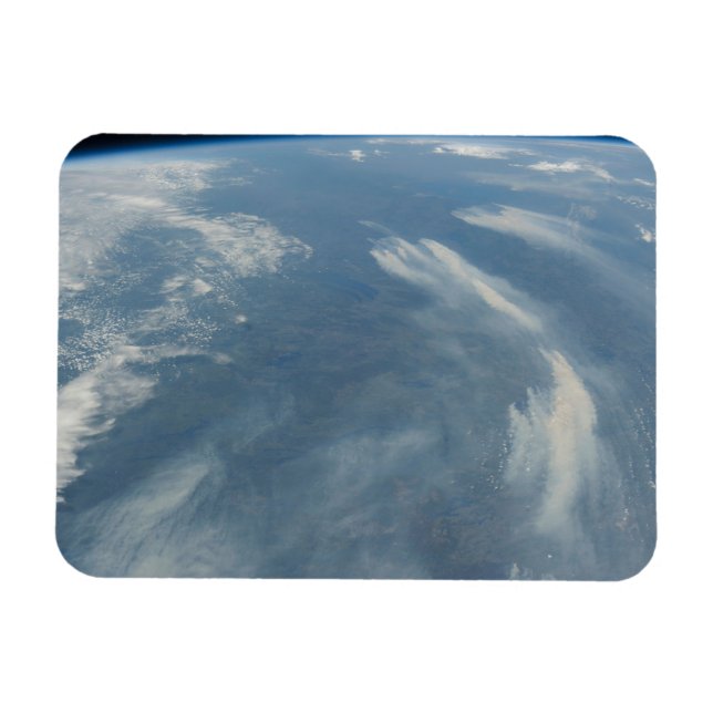 Wildbrände im Südosten von James Bay in Quebec, Ka Magnet (Horizontal)