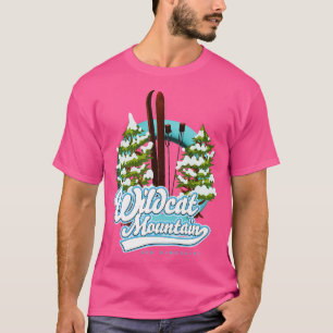 Wildcat Mountain neuer Hampshire Retro Ski T-Shirt