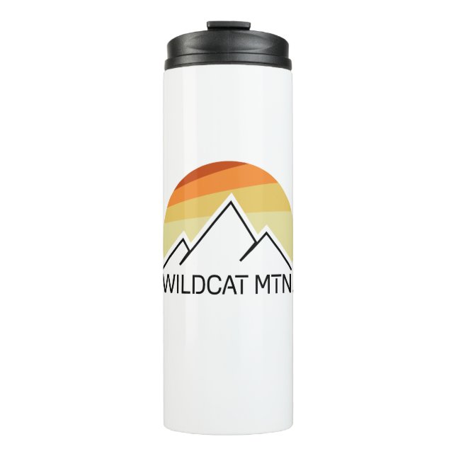 Wildcat Mountain New Hampshire Retro Thermosbecher (Vorderseite)