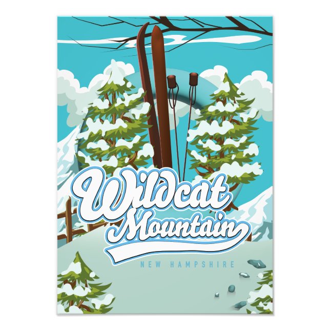 Wildcat Mountain New Hampshire Ski Poster (Vorne)