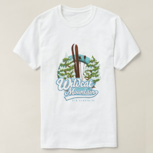 Wildcat Mountain New Hampshire Ski Poster T-Shirt