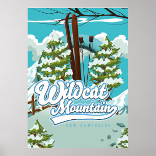 Wildcat Mountain New Hampshire Skiplakat Poster