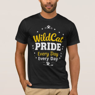 WildCat-Stolz-T-Shirt für jeden Tag  Schulgeist  T-Shirt