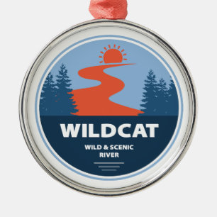 Wildcat Wild und Landschaftlicher Fluss New Hampsh Ornament Aus Metall