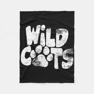 Wildcats Fußball Schule Sport Fan Teamgeist  Fleecedecke