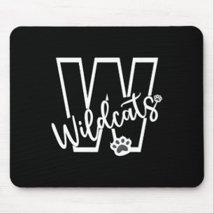 Wildcats-Schul-Sport-Fan-Teamgeist-Fußball Ba Mousepad