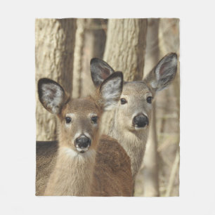 Wilddecke, Fleece, Weißwild, Natur Fleecedecke