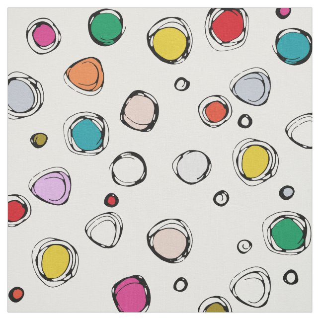 Wilddot weiß stoff (Muster)